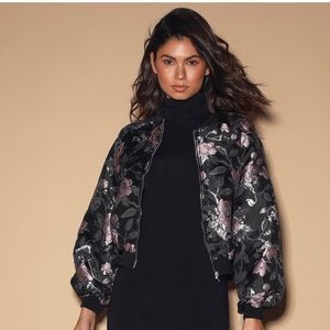 Floral bomber jacket NWT